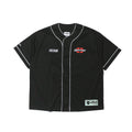 GYM80 Air Mesh Baseball Jersey Black