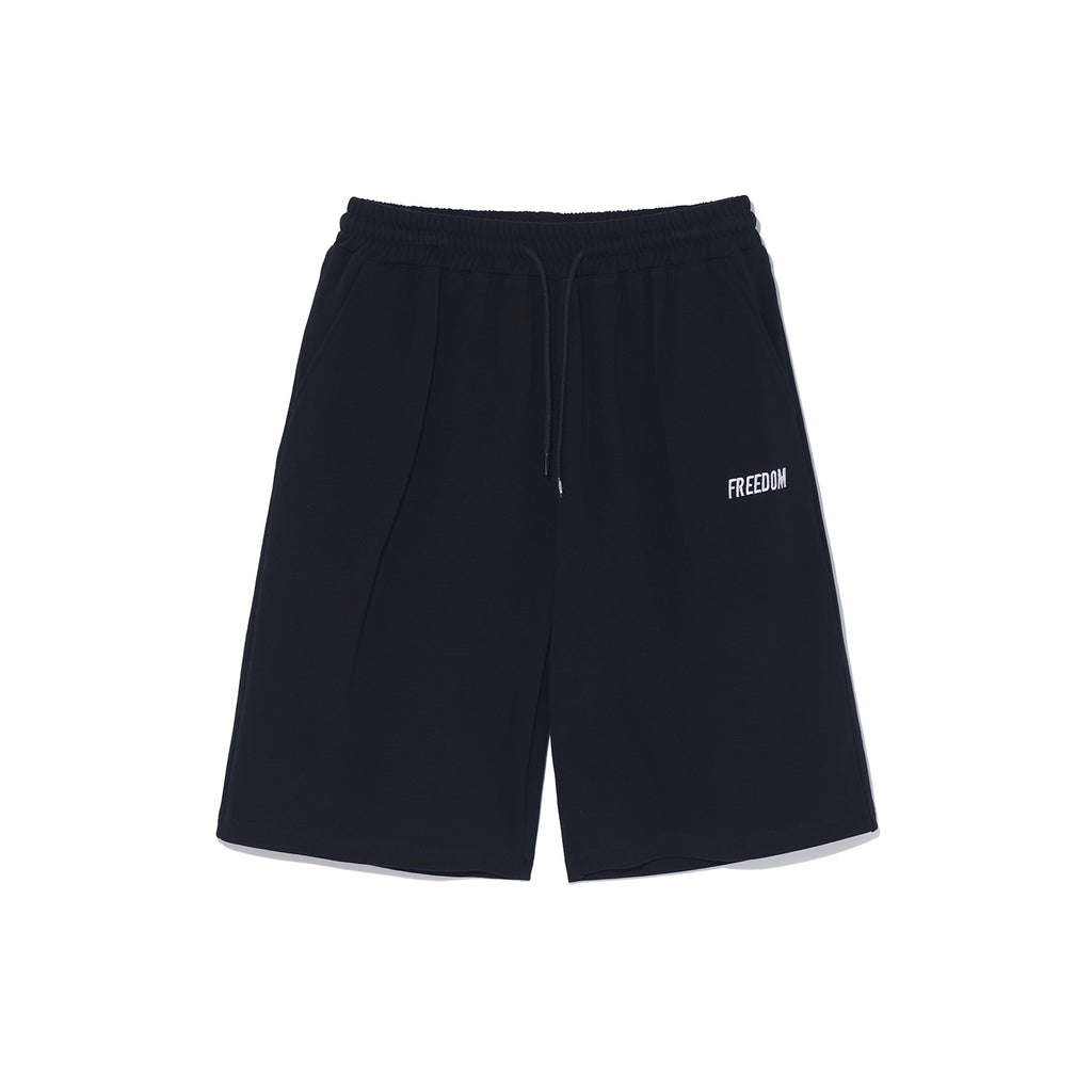 Basic Bermuda Cotton Shorts Black