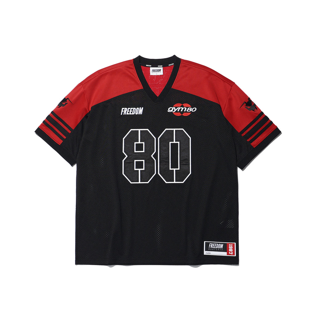 GYM80 Rugby Jersey Black
