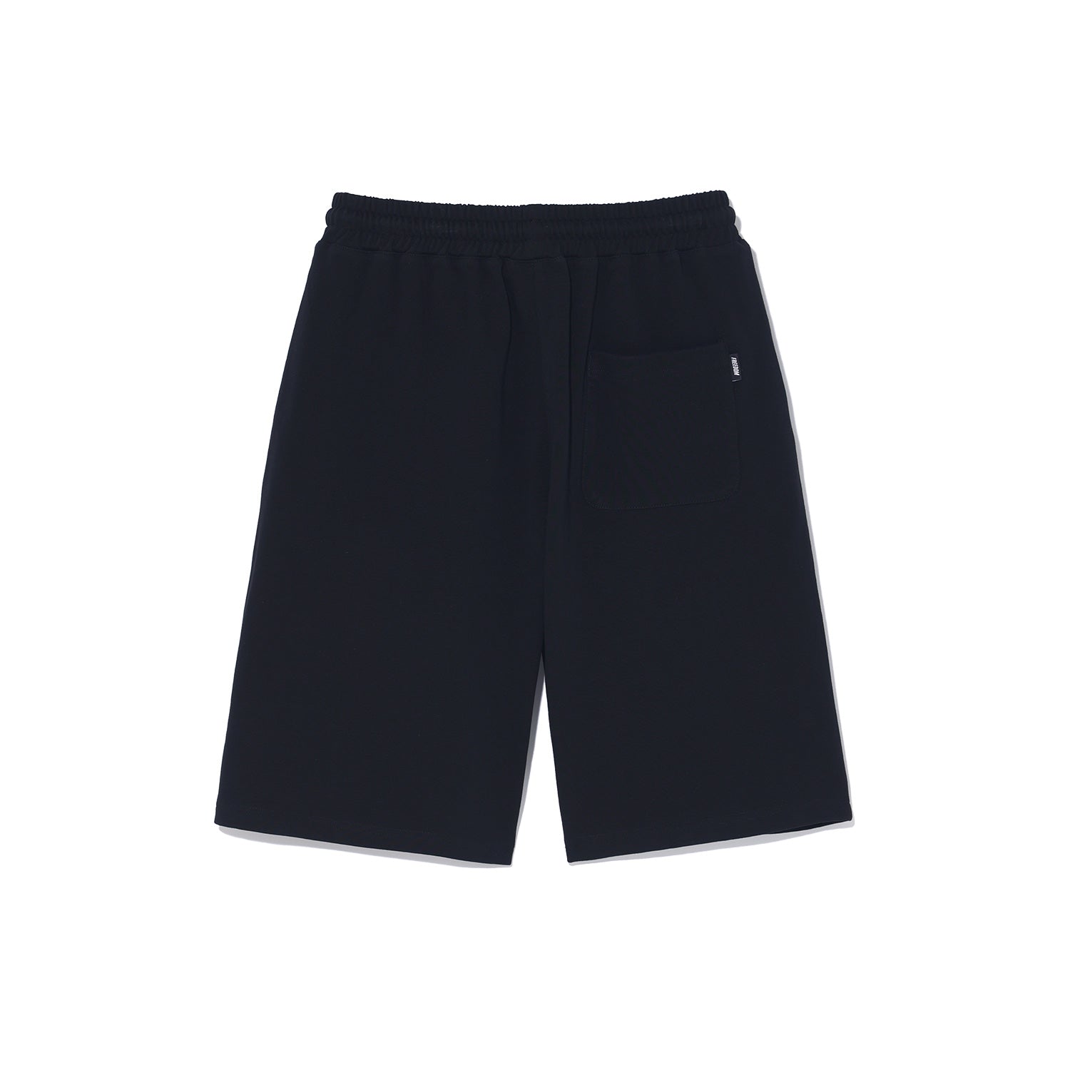 Basic Bermuda Cotton Shorts Black - Detail