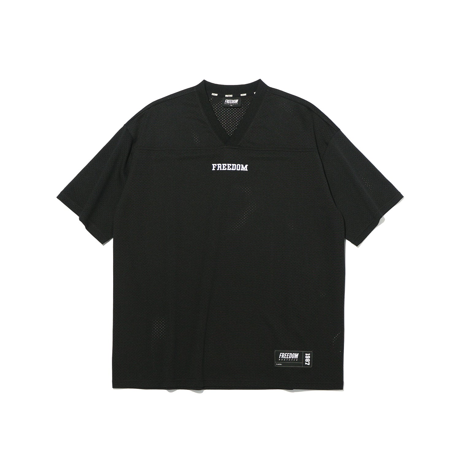 Entire Mesh Rugby Jersey Black