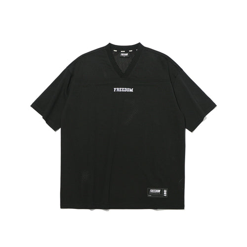 Entire Mesh Rugby Jersey Black
