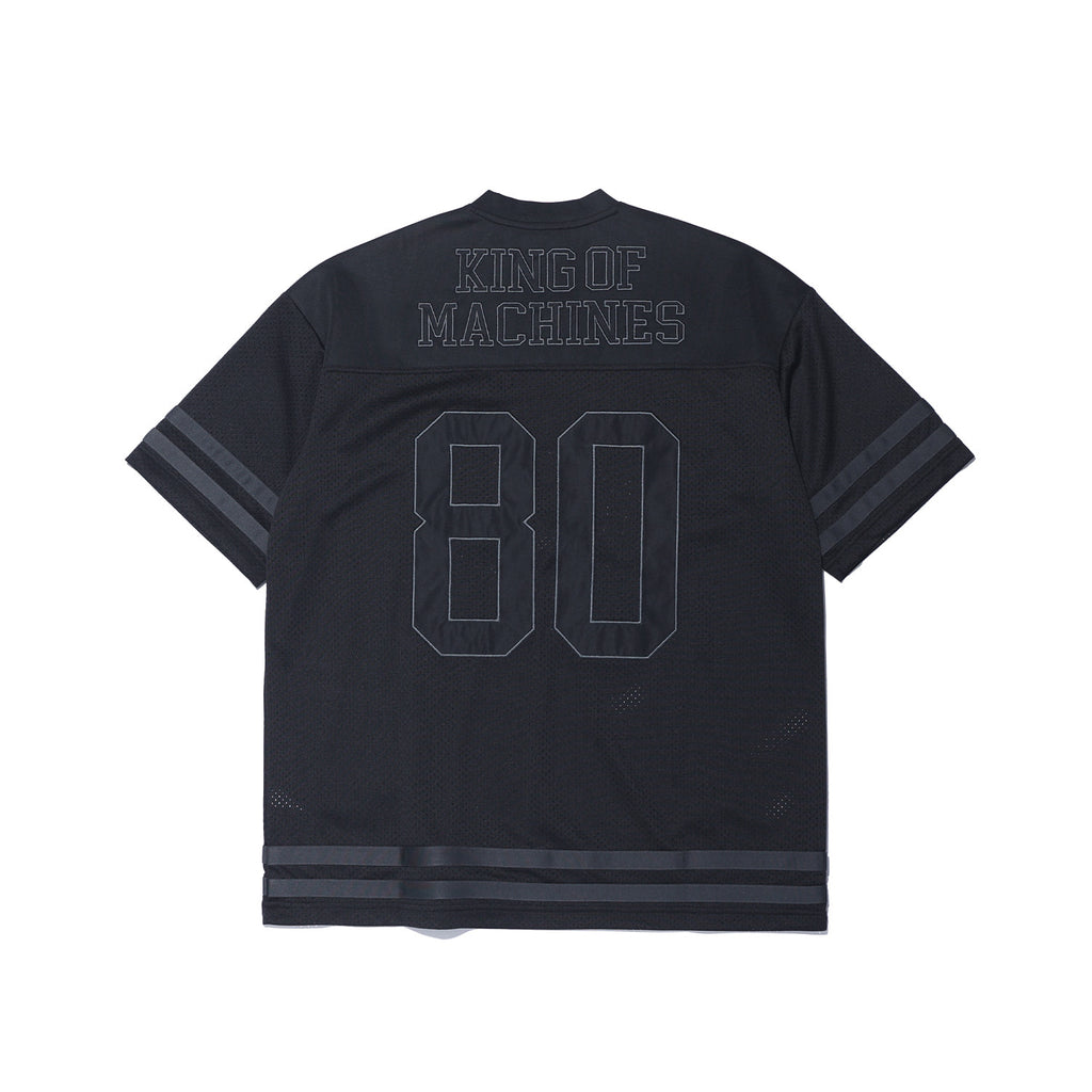 GYM80 Mesh Rugby Jersey Black - Detail