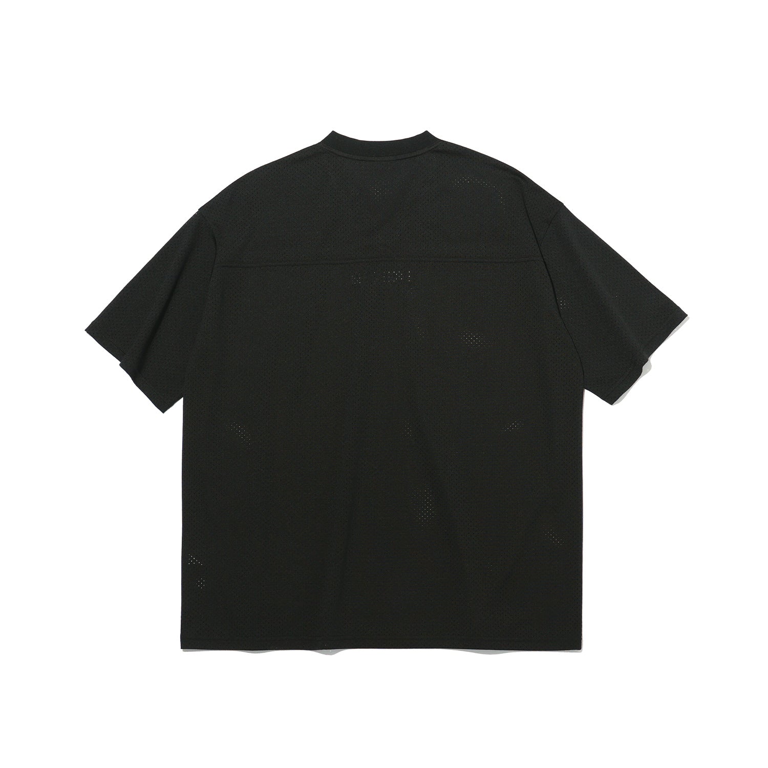Entire Mesh Rugby Jersey Black - Detail