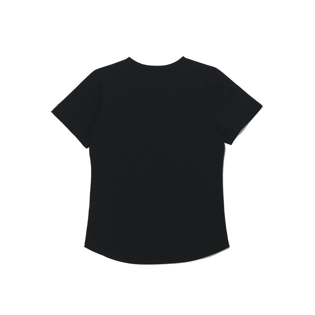 Essential Womens Active T-shirt Black - Detail
