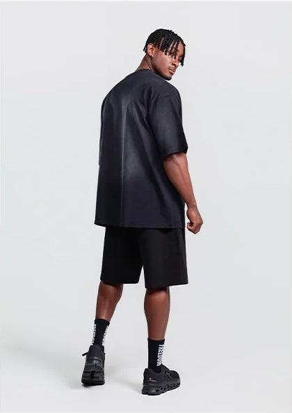 Basic Bermuda Cotton Shorts (Black) - ベーシックバミューダコットンショーツ
