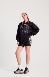 Long Sleeve Rugby Jersey (Black) - ロングスリーブラグビージャージ